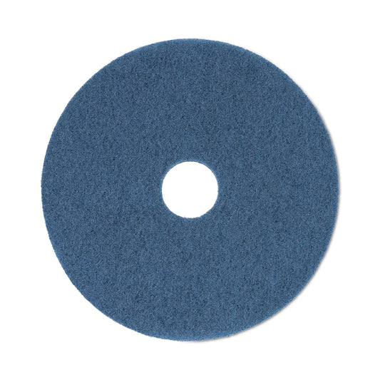 BWK4020BLU Scrubbing Floor Pads, 20" Diameter, Blue, 5/carton