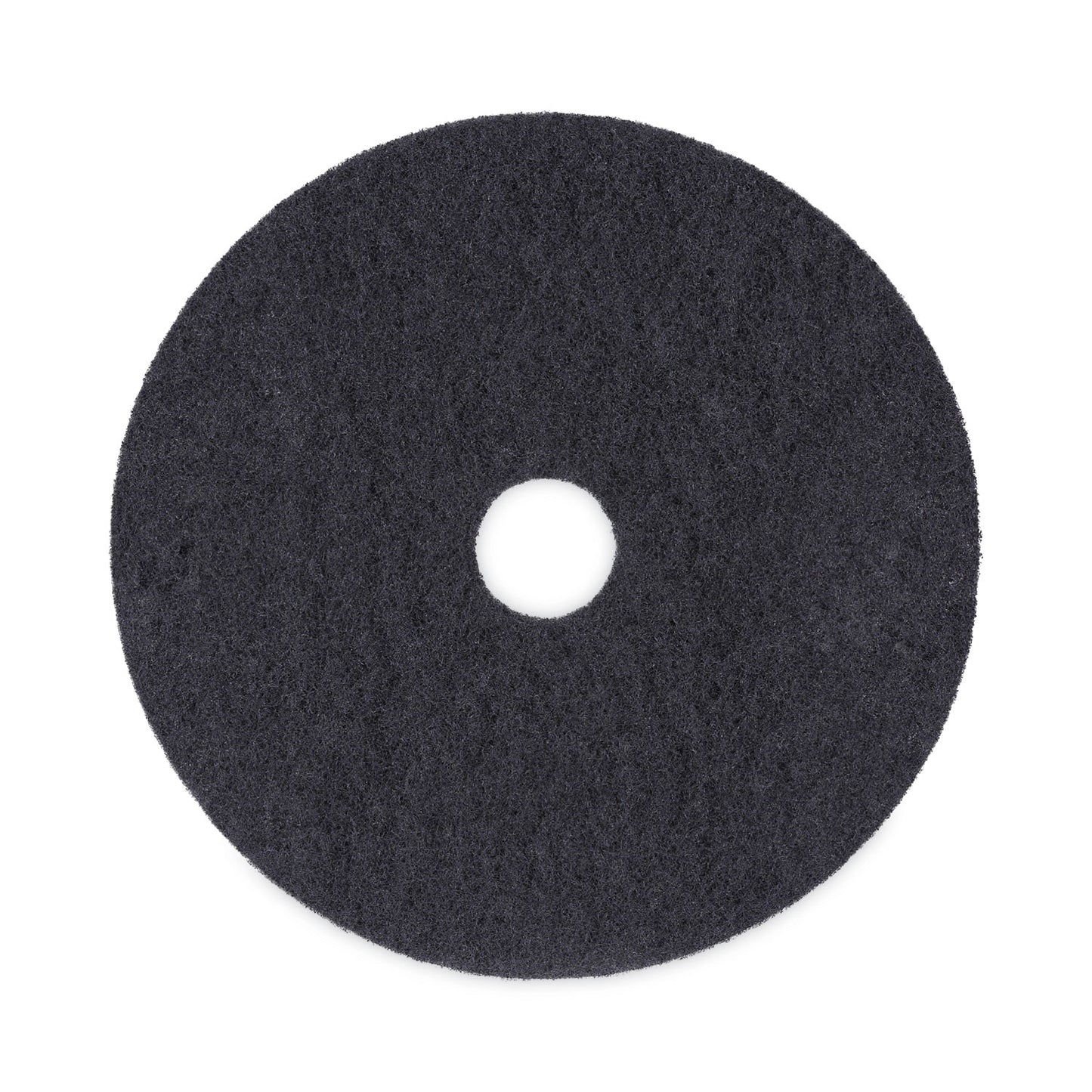 BWK4020BLA Stripping Floor Pads, 20" Diameter, Black, 5/carton