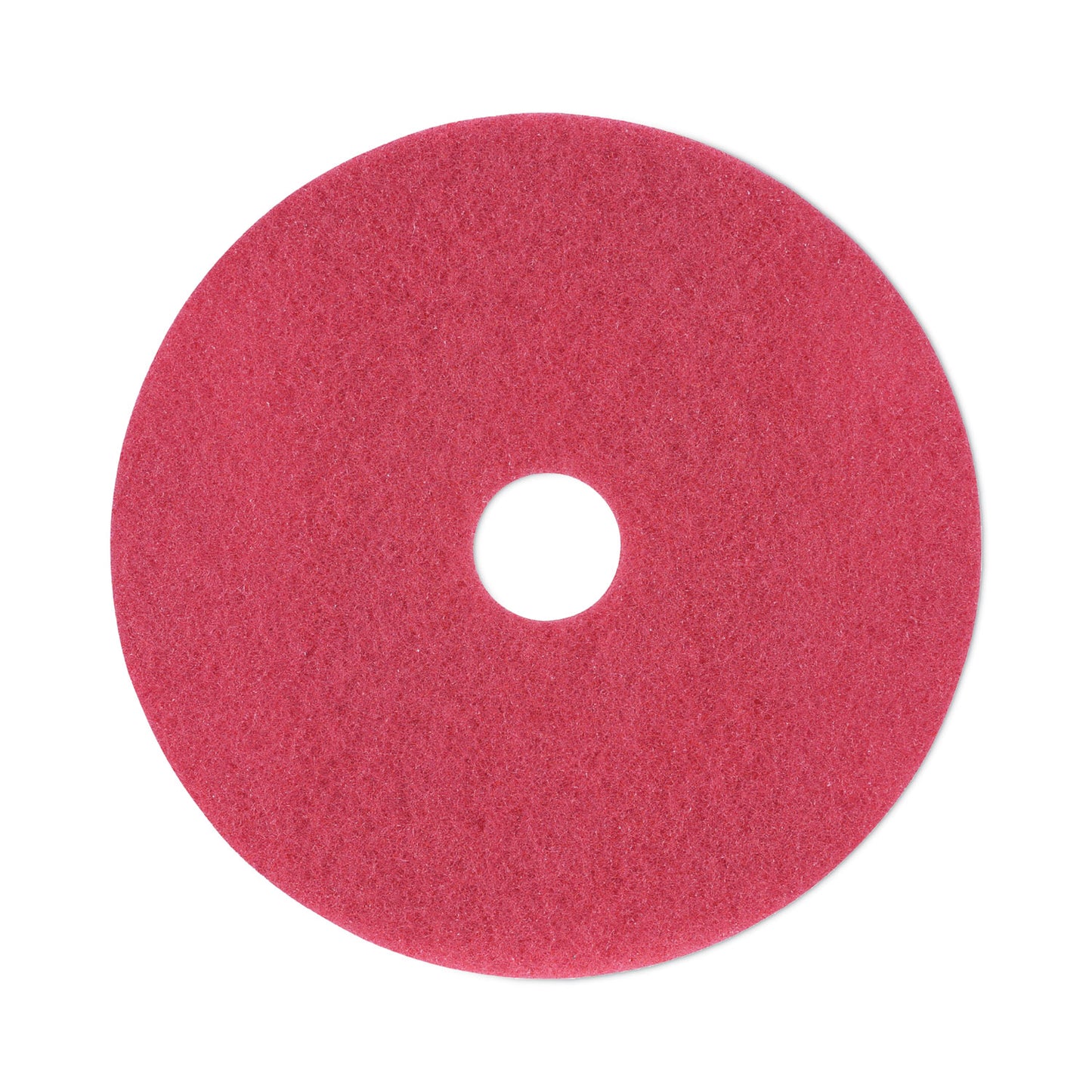 BWK4019RED Buffing Floor Pads, 19" Diameter, Red, 5/carton