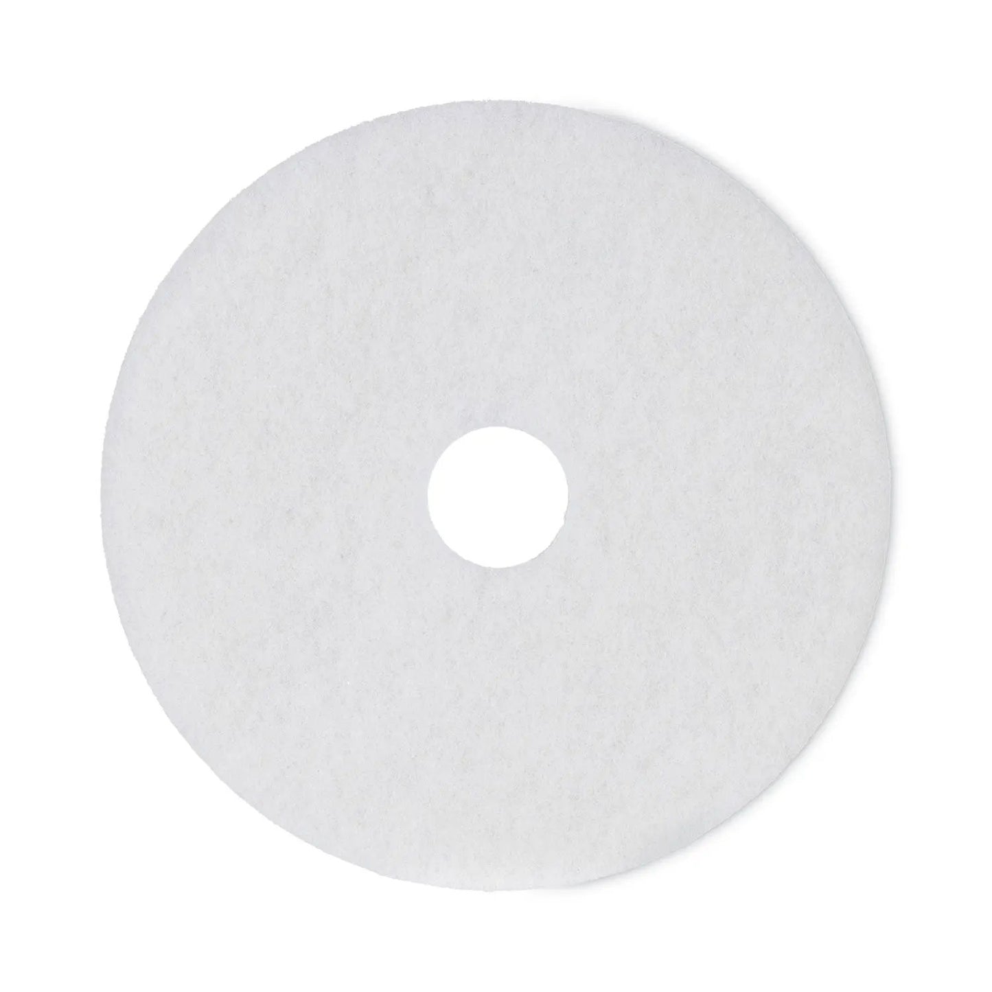 BWK4018WHI Polishing Floor Pads, 18" Diameter, White, 5/carton Boardwalk