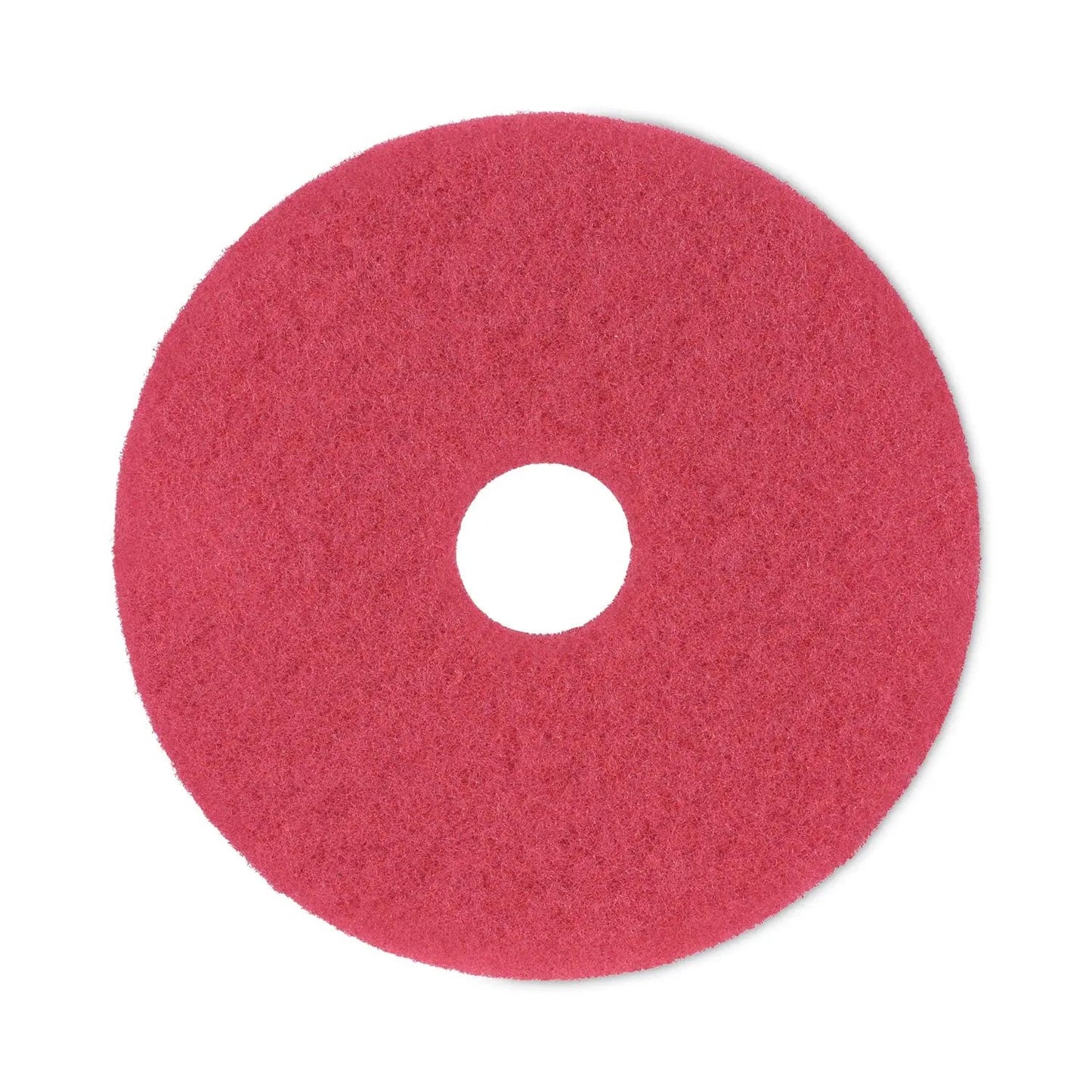 BWK4017RED Buffing Floor Pads, 17" Diameter, Red, 5/carton Boardwalk