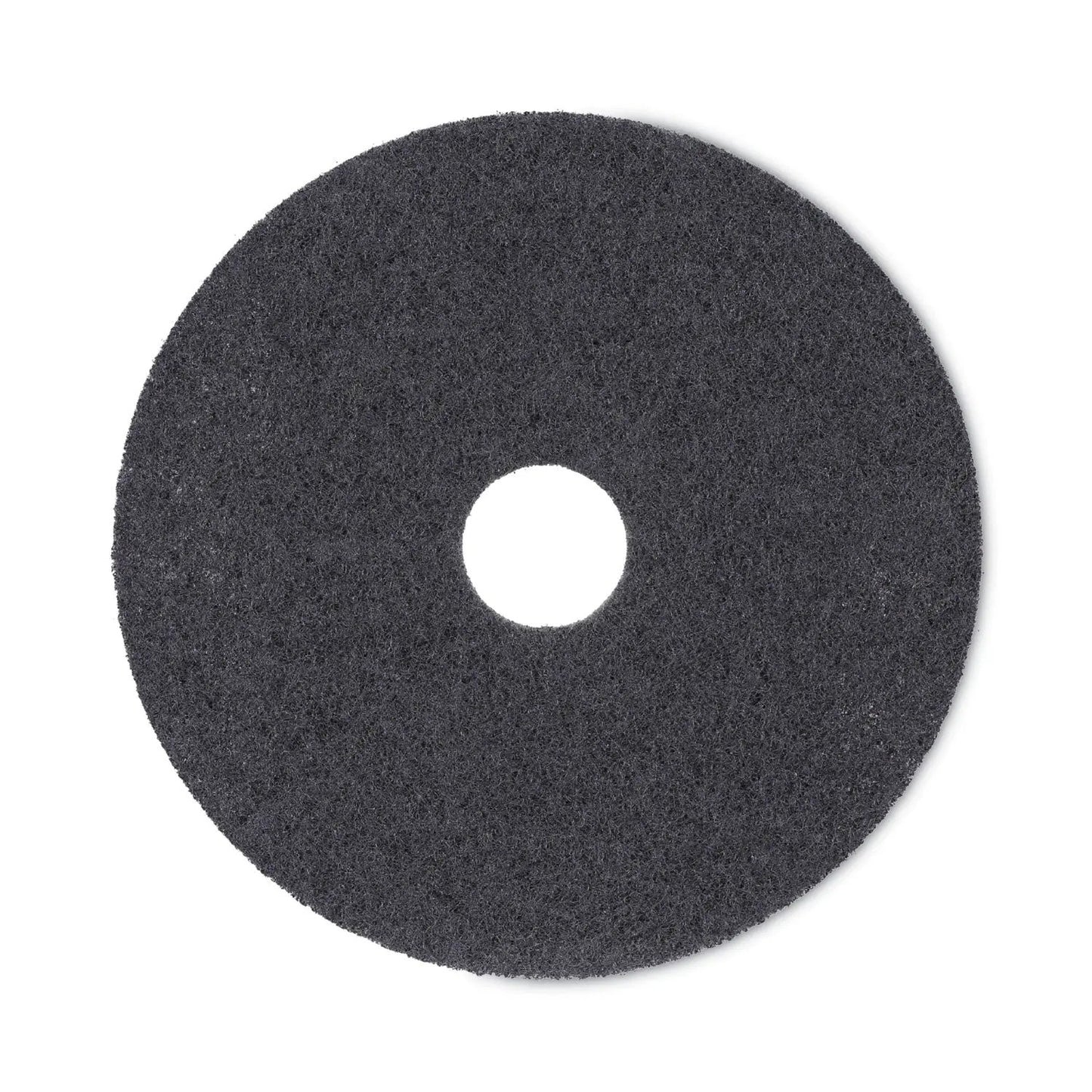 BWK4017HIP High Performance Stripping Floor Pads, 17" Diameter, Black, 5/carton Boardwalk