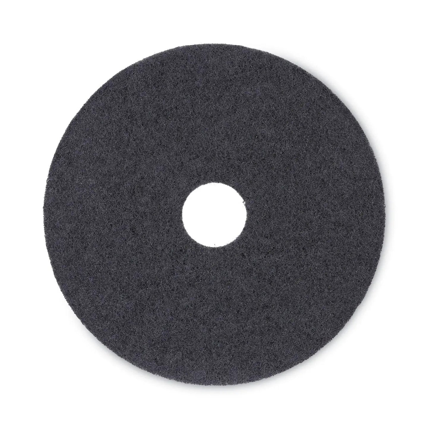 BWK4017BLA Stripping Floor Pads, 17" Diameter, Black, 5/carton Boardwalk