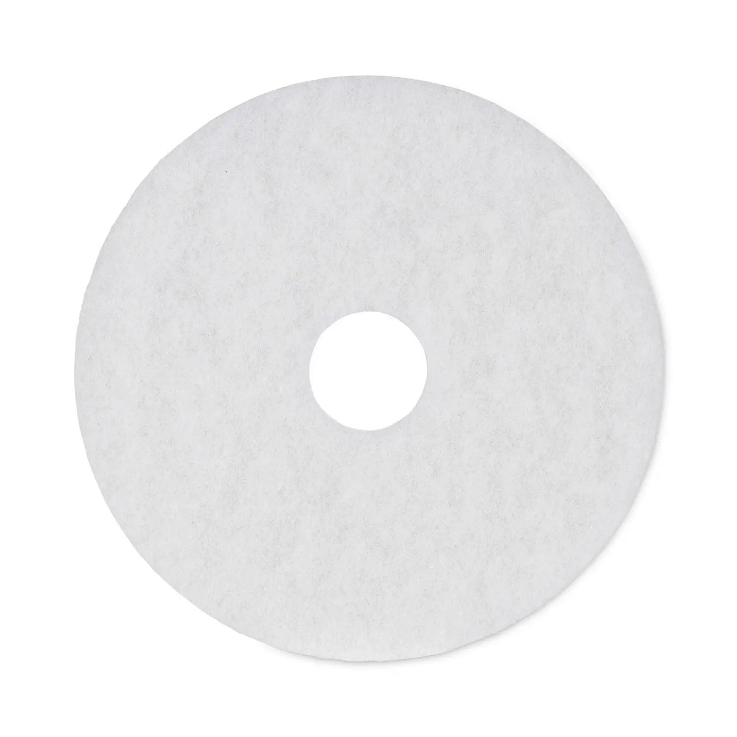 BWK4016WHI Polishing Floor Pads, 16" Diameter, White, 5/carton Boardwalk