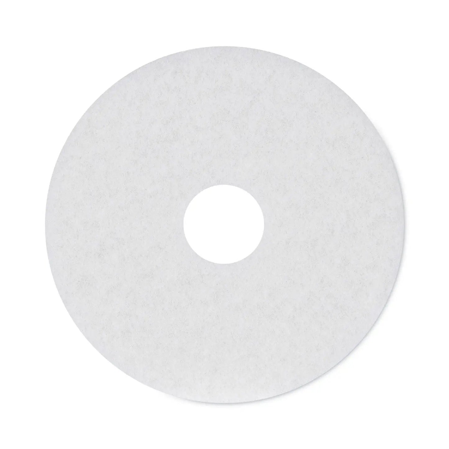 BWK4015WHI Polishing Floor Pads, 15" Diameter, White, 5/carton Boardwalk