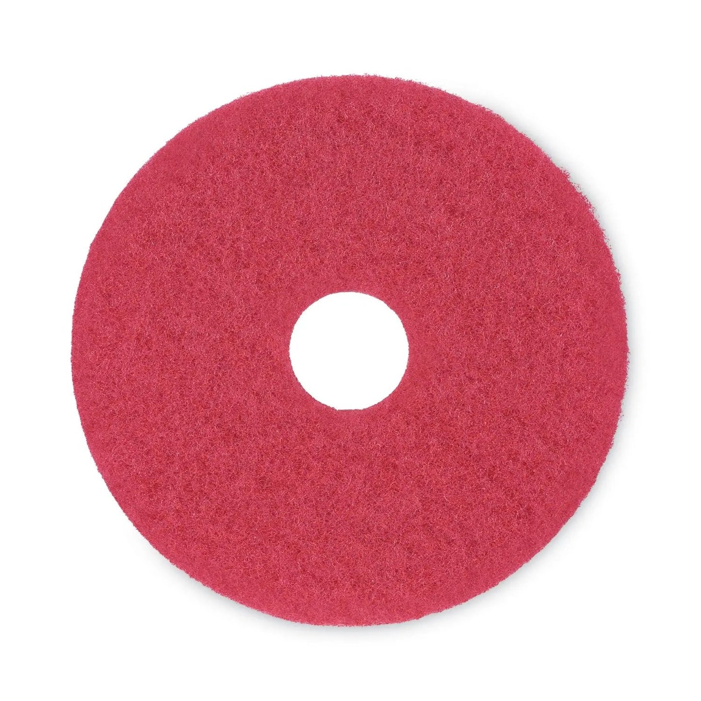 BWK4015RED Buffing Floor Pads, 15" Diameter, Red, 5/carton Boardwalk