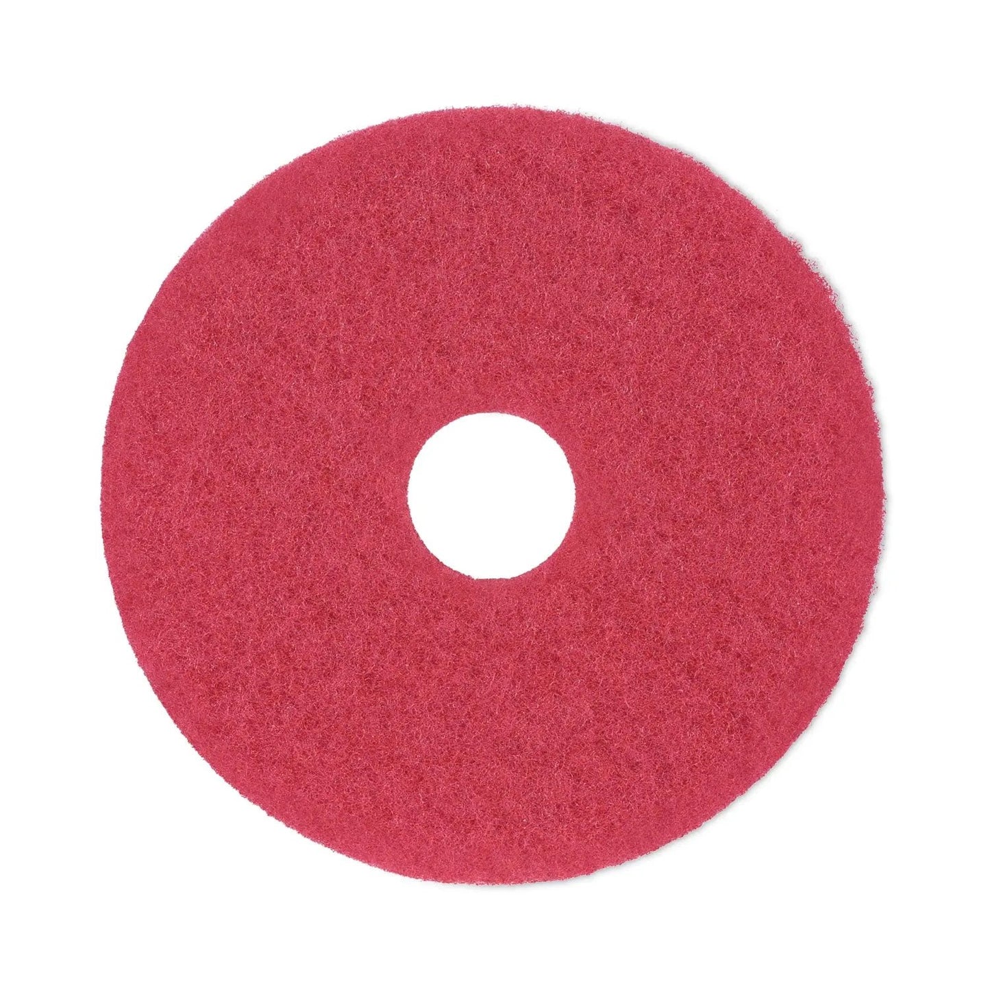 BWK4014RED Buffing Floor Pads, 14" Diameter, Red, 5/carton Boardwalk