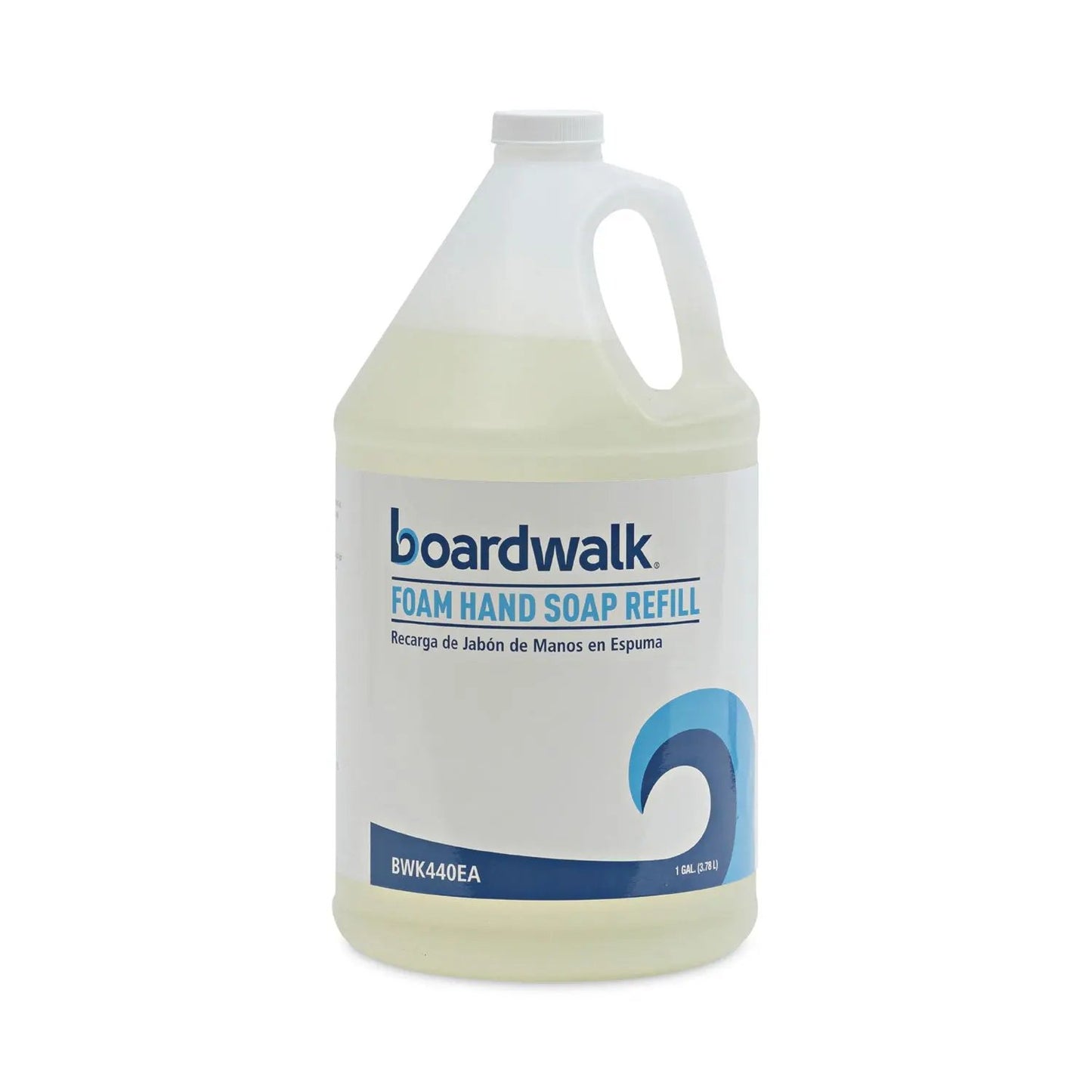 BWK440EA Foaming Hand Soap Refill, Herbal Mint Scent, 1 gal Boardwalk