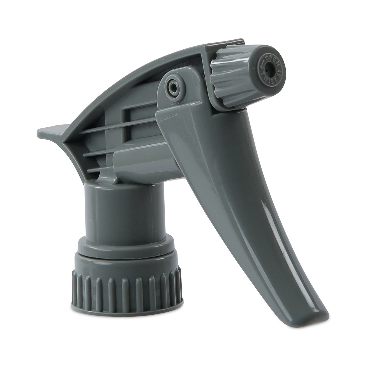 BWK72108 Chemical-Resistant Trigger Sprayer 320CR, 7.25" Tube, Fits 16 oz Bottles, Gray, 24/Carton