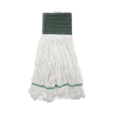 BWKSP200M14DZ Saddleback Loop End Rayon Mop Head, Rayon, Medium, 14 oz, White, Dozen BOARDWALK