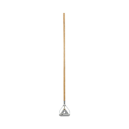 BWK601 Quick Change Metal Head Wooden Mop Handle, Junior, 0.88" dia x 54", Natural