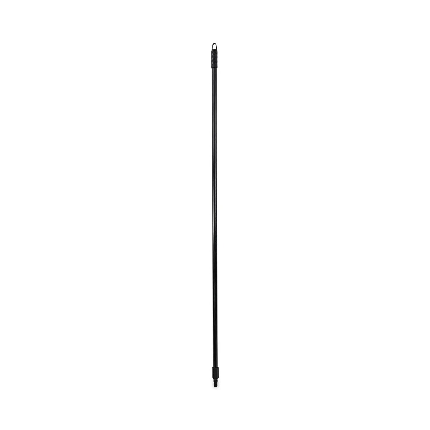BWK636 Fiberglass Broom Handle, Nylon Plastic Threaded End, 1" dia x 60", Black Boardwalk
