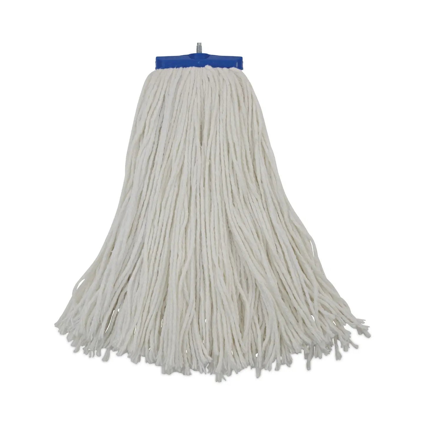BWK716RCT Cut-End Lie-Flat Wet Mop Head, Rayon, 16 oz, White, 12/Carton Boardwalk
