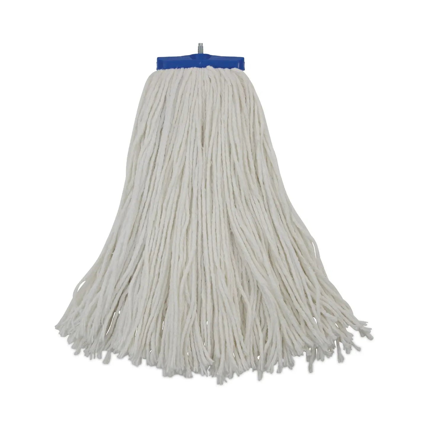 BWK716REA Cut-End Lie-Flat Wet Mop Head, Rayon, 16 oz, White Boardwalk