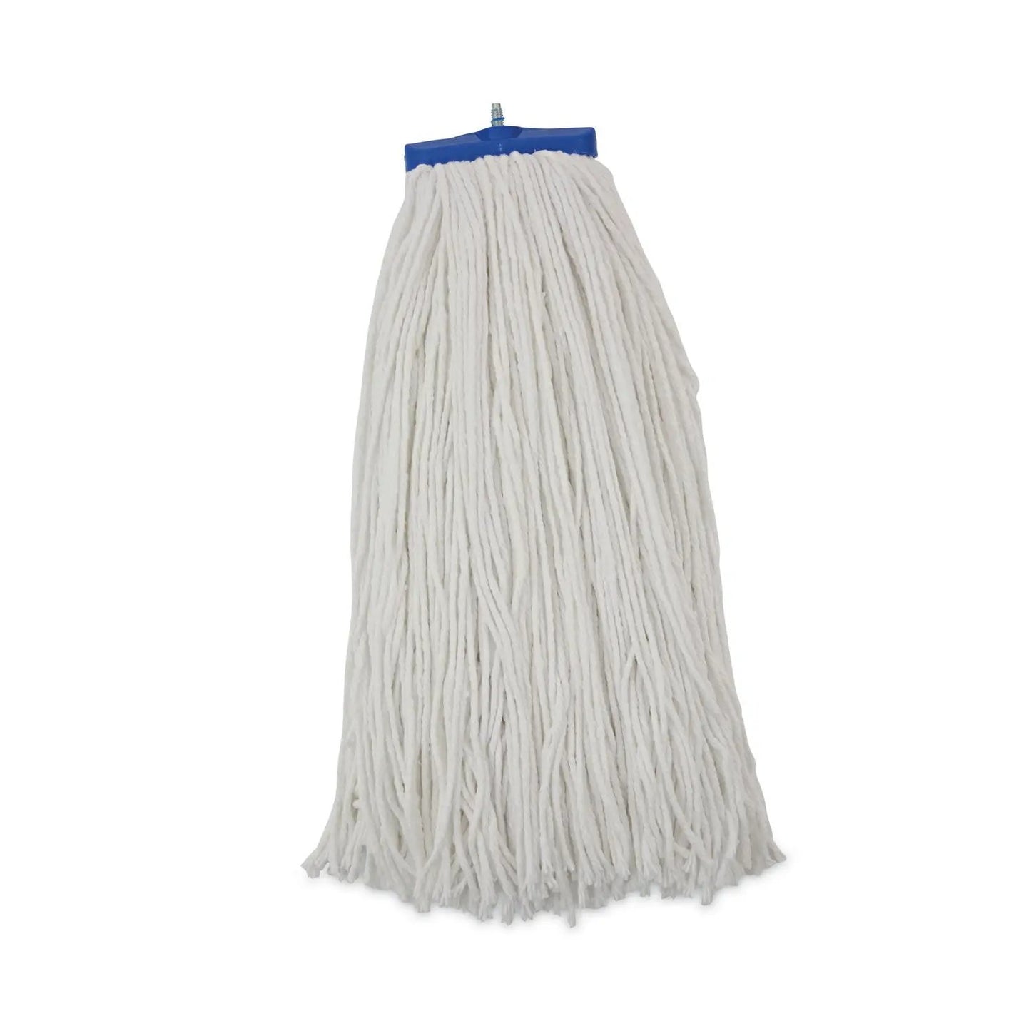BWK724RCT Cut-End Lie-Flat Wet Mop Head, Rayon, 24 oz, White, 12/Carton Boardwalk