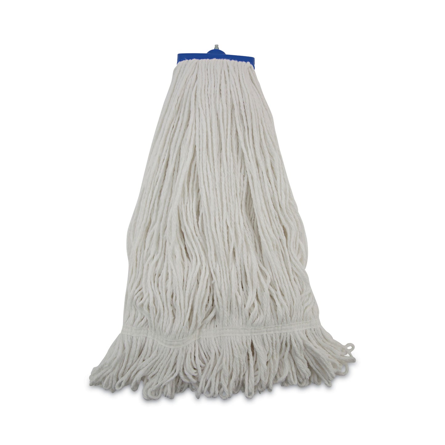BWK824R Mop Head, Lie-Flat Head, Rayon Fiber, 24 oz, White, 12/Carton