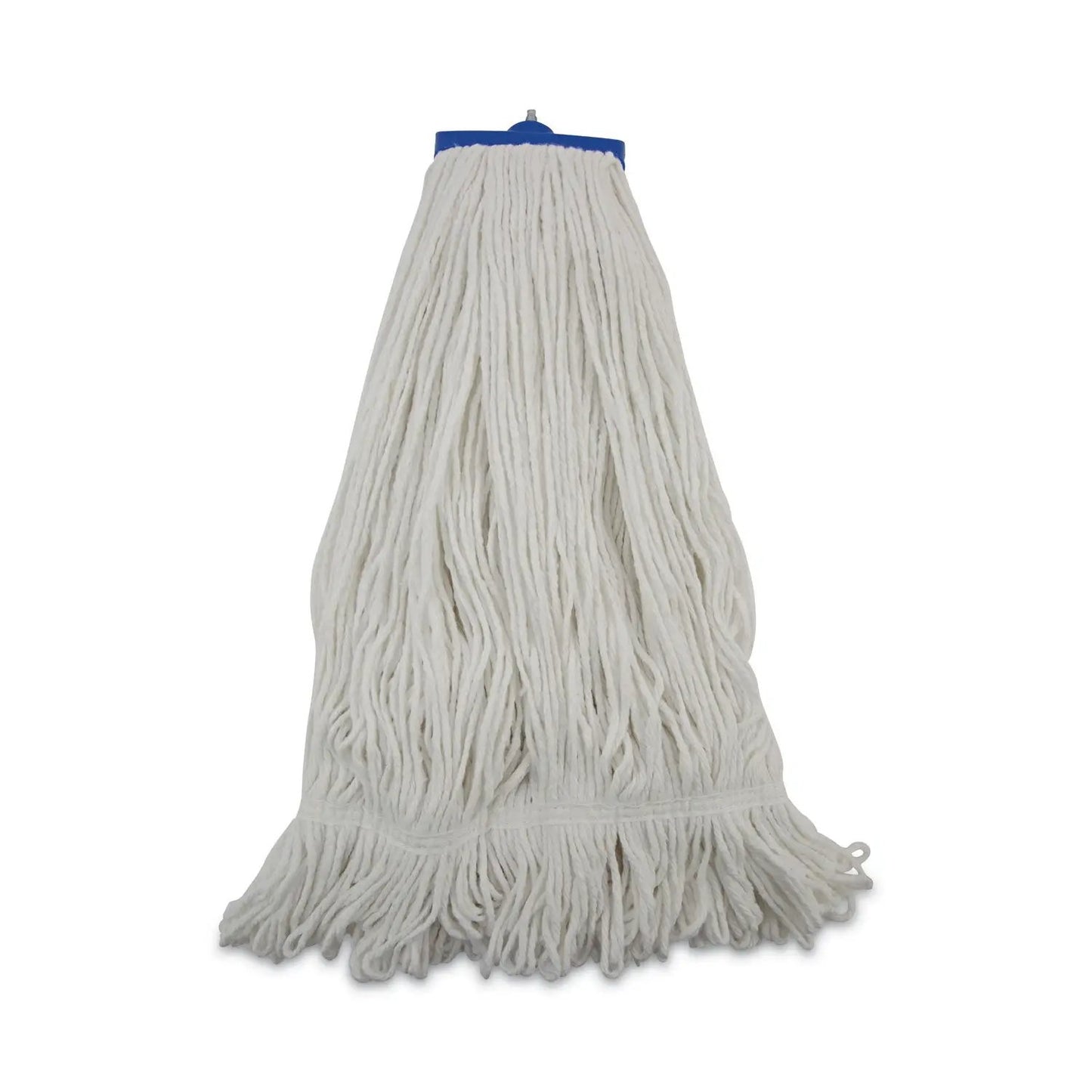 BWK824R Mop Head, Lie-Flat Head, Rayon Fiber, 24 oz, White, 12/Carton Boardwalk