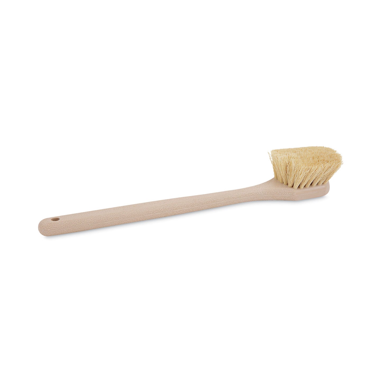 BWK4220 Utility Brush, Cream Tampico Bristles, 5.5" Brush, 14.5" Tan Plastic Handle