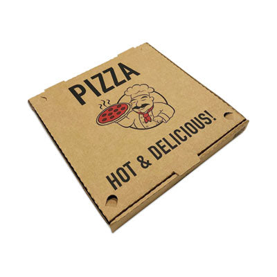 RMA661631253311 Pizza Boxes, 12 x 12 x 2, Brown, Paper, 50/Pack