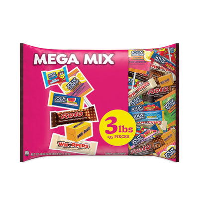 HRSHEC93958 Mega Mix Chocolate and Sweets Assortment, 135 Individually Wrapped Chocolates/Candies