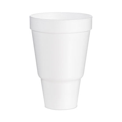 DCC32AJ32 Foam Drink Cups, Tapered Bottom, 32 oz, White, 25/Bag, 20 Bags/Carton