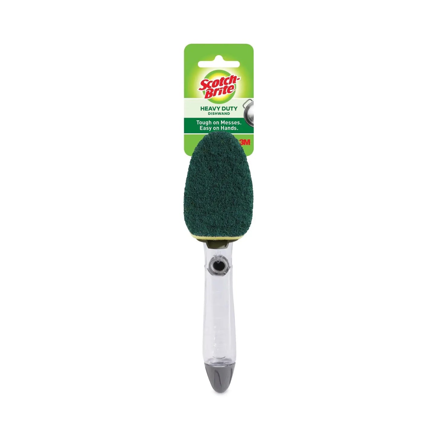 MMM6504EA Soap-Dispensing Dishwand, 2.5 X 9.5, Yellow/green Scotch-Brite