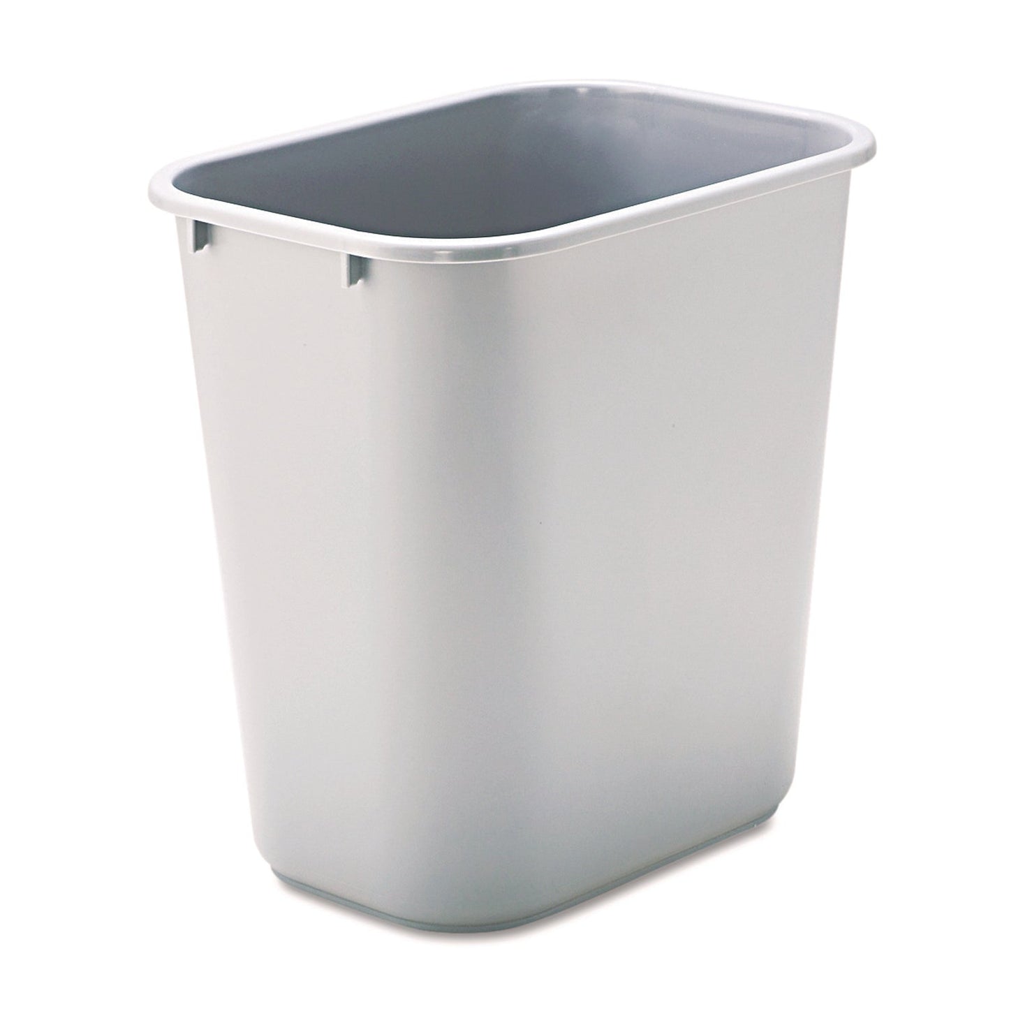 RCP295600GY Deskside Plastic Wastebasket, 7 gal, Plastic, Gray RUBBERMAID COMMERCIAL PROD.