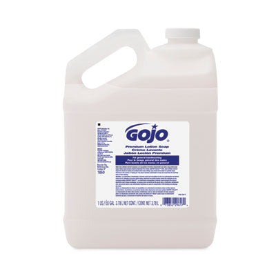 GOJ186004CT White Premium Lotion Soap Refill, Waterfall Scent, 1 gal, 4/Carton GO-JO INDUSTRIES