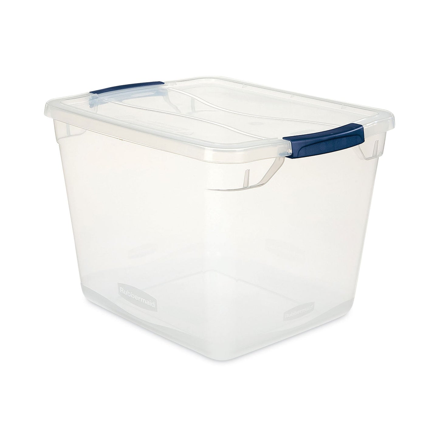 UNXRMCC300014 Clever Store Basic Latch-Lid Container, 7.5 gal, 13.37" x 18.75" x 10.5", Clear RUBBERMAID COMMERCIAL PROD.