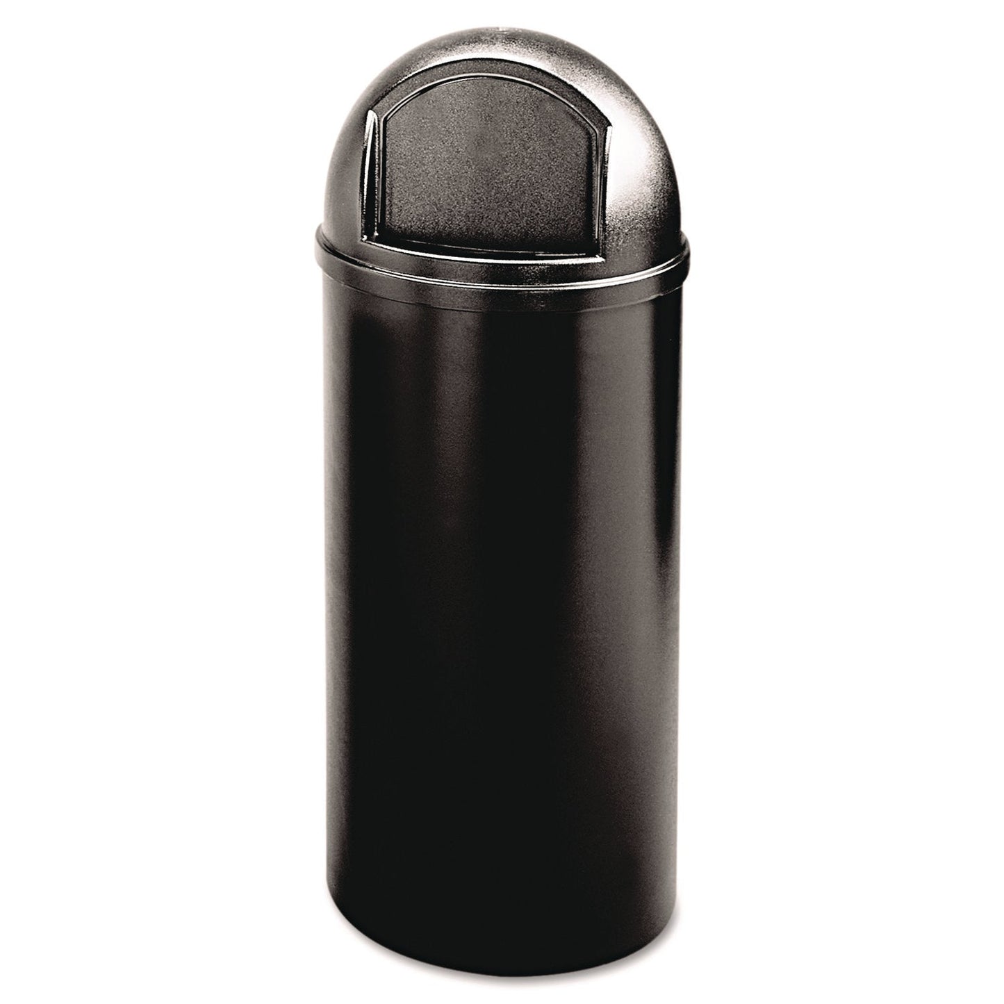 RCP816088BK Marshal Classic Container, 15 gal, Plastic, Black RUBBERMAID COMMERCIAL PROD.