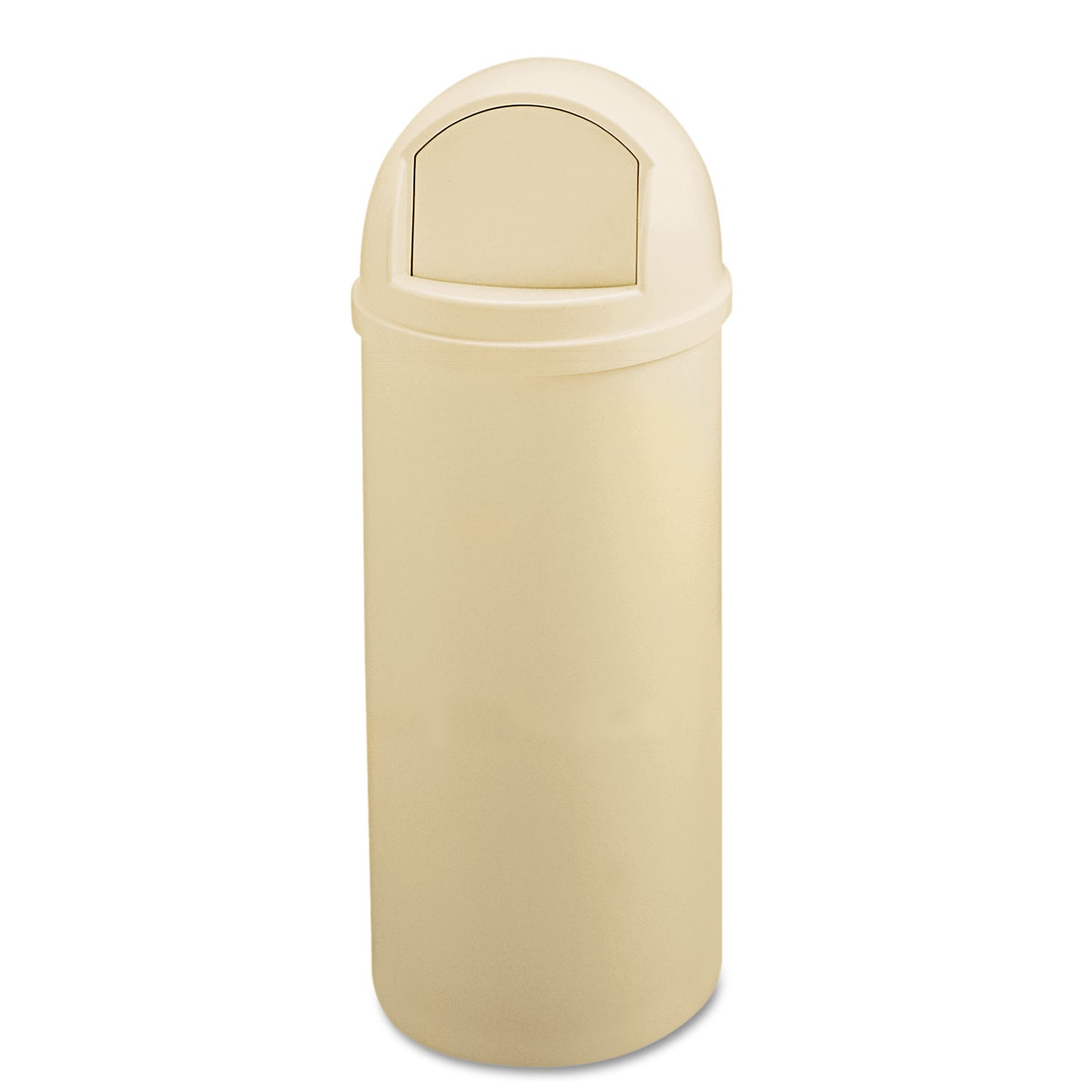 RCP817088BG Marshal Classic Container, 25 gal, Plastic, Beige