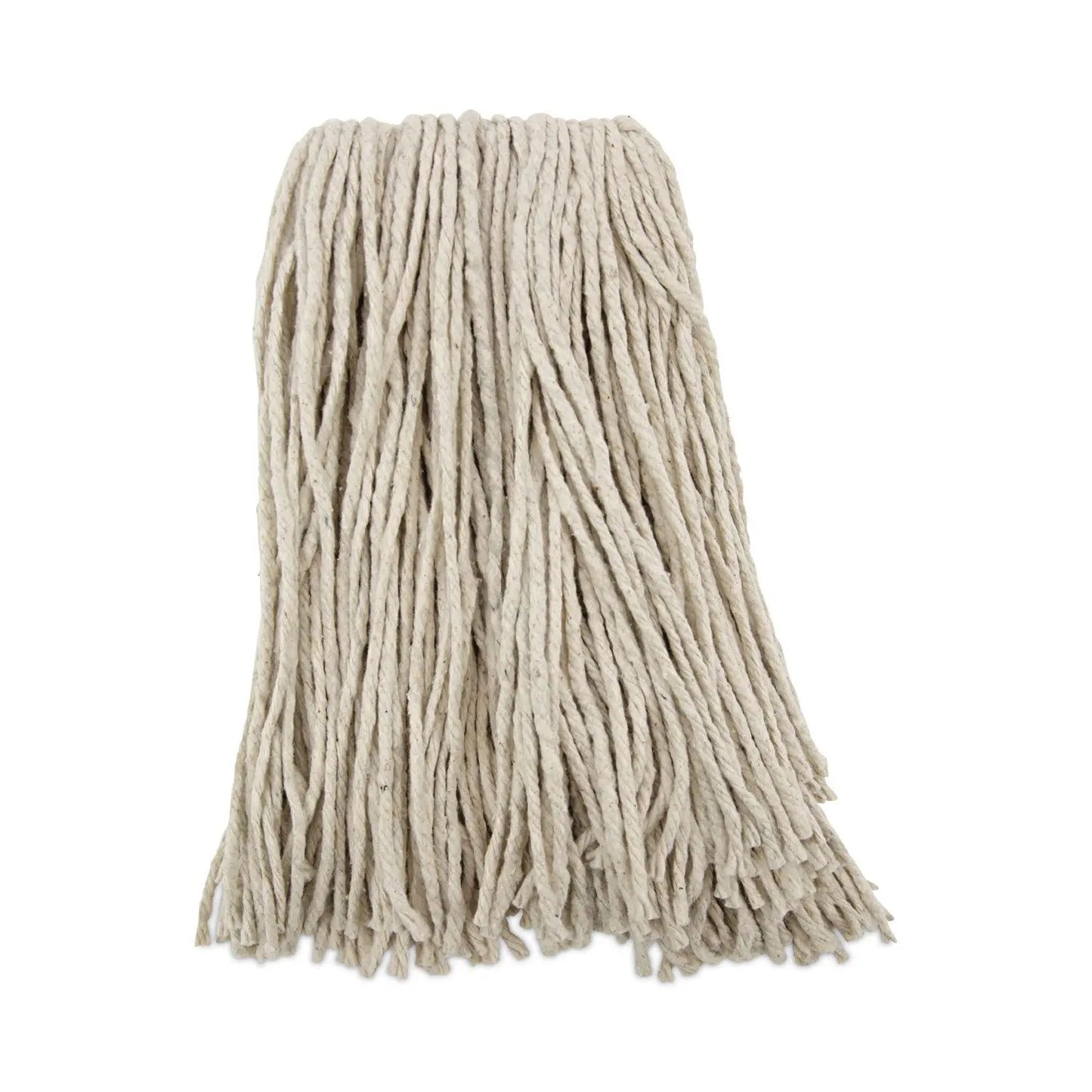 BWK216CCT Premium Cut-End Wet Mop Heads, Cotton, 16 oz, White, 12/Carton Boardwalk