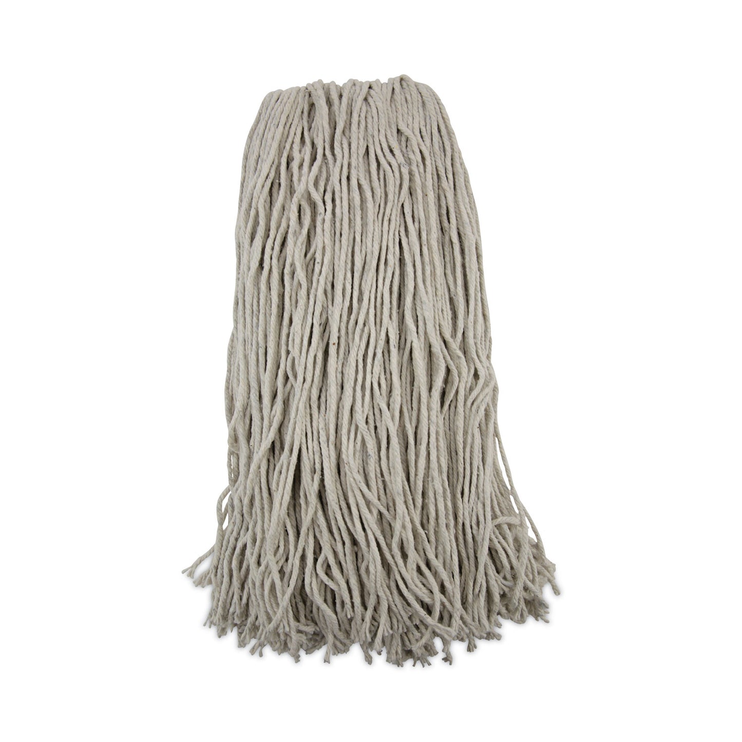 BWK232C Mop Head, Premium Standard Head, Cotton Fiber, 32 oz, White, 12/Carton