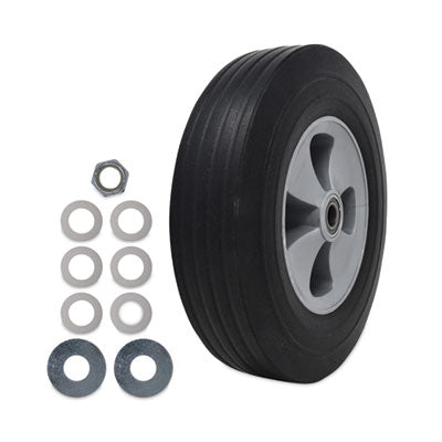 SGS1013L1 Tilt Truck Wheels, 500 lb Weight Capacity, 12" Wheel, Black