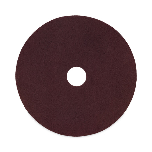 BWKSPP16 Deep Scrub Pads, 16" Diameter, Maroon, 10/Carton