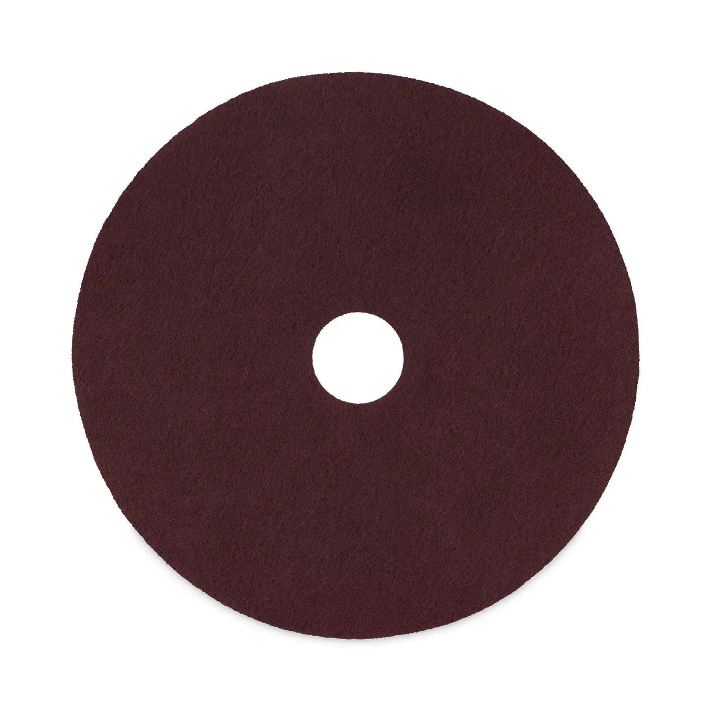 BWKSPP16 Deep Scrub Pads, 16" Diameter, Maroon, 10/Carton Boardwalk