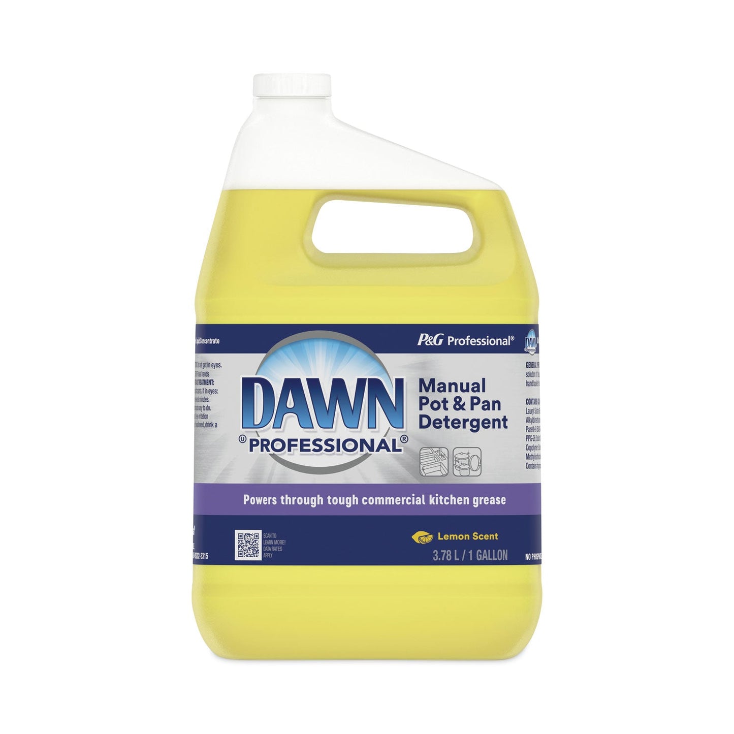 PGC57444CT Manual Pot/pan Dish Detergent, Lemon, 4/carton Dawn Professional