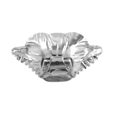 RPPL7EP Crab Shell-Economy, 2.7 x 4.88 x 0.71, Silver, Aluminum, 250/Pack, 4 Packs/Carton