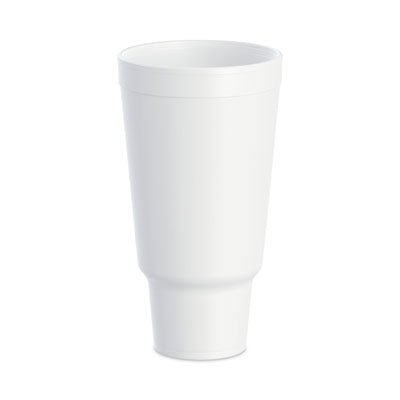 DCC44AJ32 J Cup Insulated Foam Pedestal Cups, 44 oz, White, 300/Carton DART