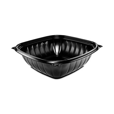 DCCB48SB PresentaBowls Pro Black Square Bowls, 48 oz, 8.5 x 8.5 x 2.6, Plastic, 63/Bag, 4 Bags/Carton