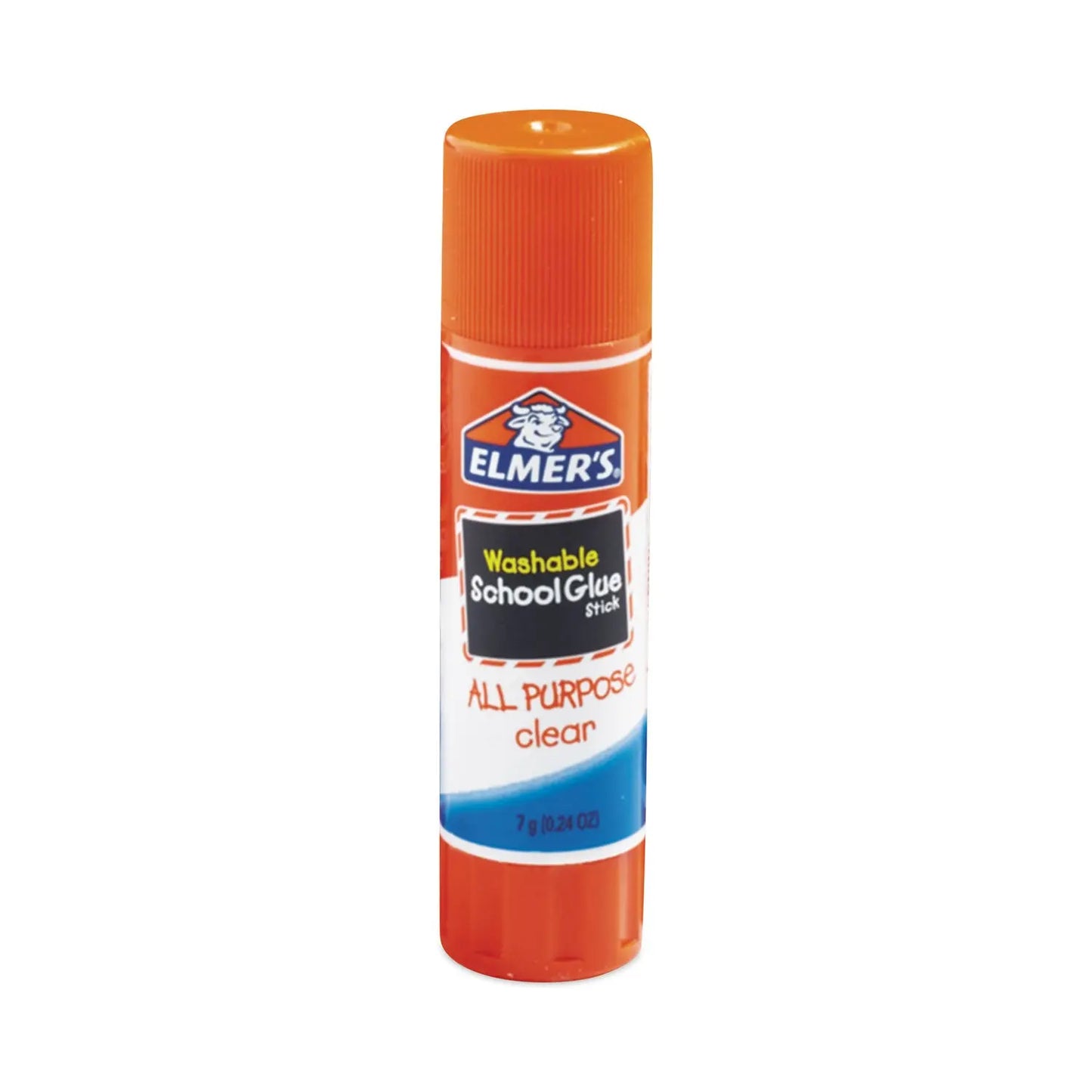 EPIE5003E5004 WASHABLE SCHOOL GLUE STICKS, 0.21 OZ, APPLIES AND DRIES CLEAR, 8/PACK Elmer's