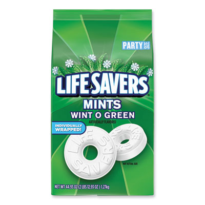 LFS21524 Hard Candy Mints, Wint-O-Green, 44.93 oz Bag THE WRIGLEY COMPANY