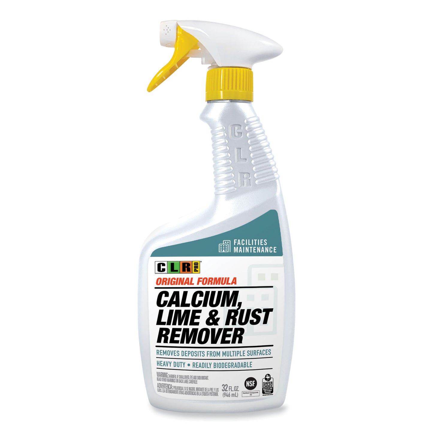 JELCLR32PRO Calcium, Lime and Rust Remover, 32 oz Spray Bottle, 6/Carton