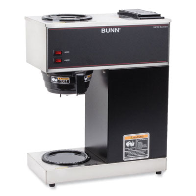 BUN332000015 VPR 12-Cup Commercial Pourover Coffee Brewer, Gray/Stainless Steel