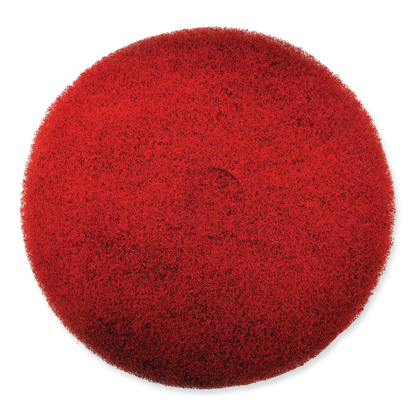 SJN311174 EZ CARE Heavy Duty Scrub Pad, 13" Diameter, Red/Gray, 5/Carton