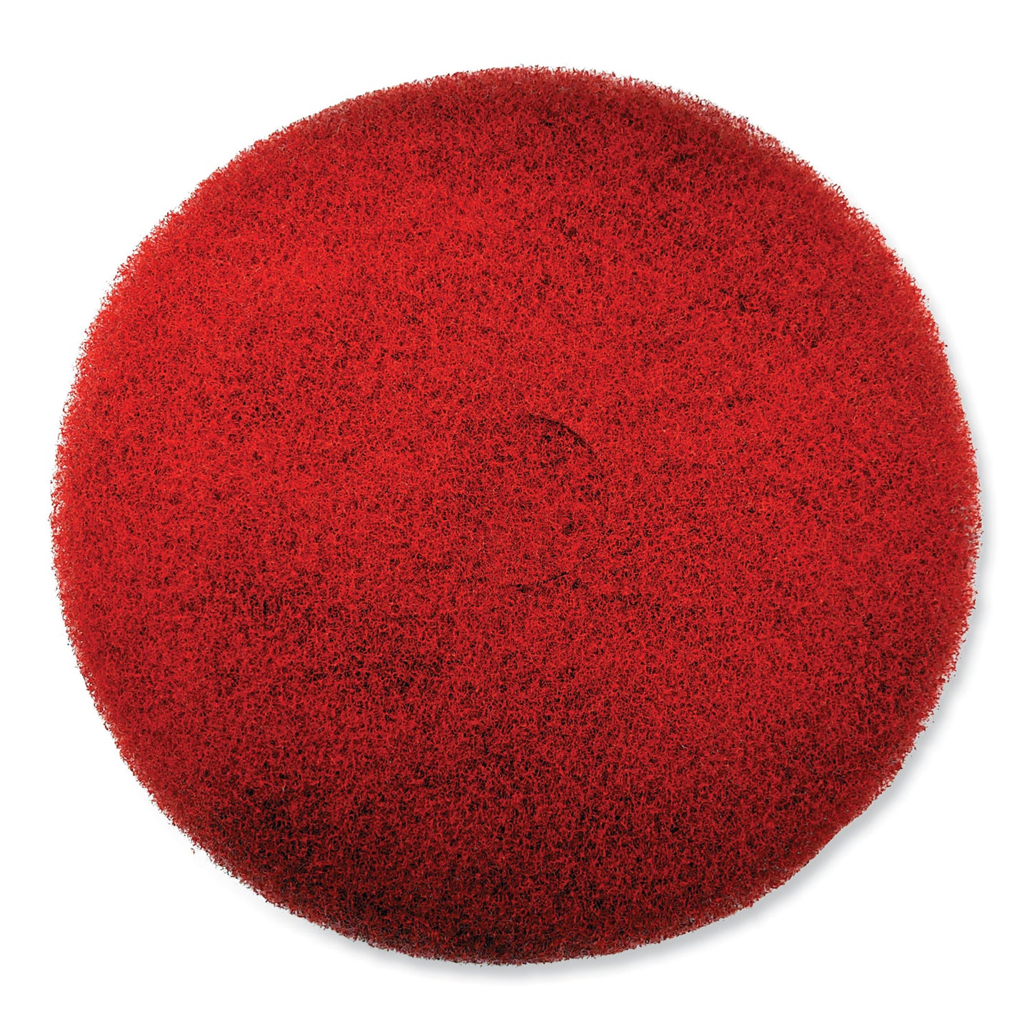 SJN311181 EZ CARE Heavy Duty Scrub Pad, 20" Diameter, Red/Gray, 5/Carton