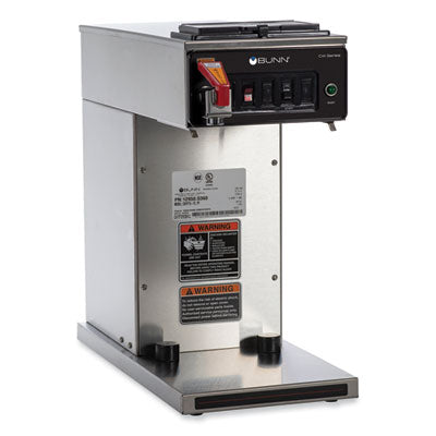 BUN129500360 CWTF15-TC 12-Cup Automatic Thermal Coffee Brewer, Gray/Stainless Steel