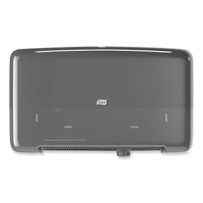 TRK5555290 Elevation Bath Tissue Mini-Jumbo Roll Twin Dispenser, 17 x 5.69 x 10.13, Black ESSITY