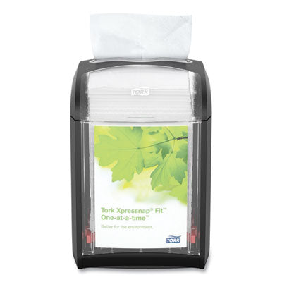 TRK7232000 Xpressnap Fit Napkin Dispenser, Tabletop, 4.4 x 5.6 x 6.7, Black