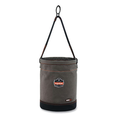 EGO14960 Arsenal 5960 Canvas Hoist Bucket with D-Rings, 150 lb, Gray